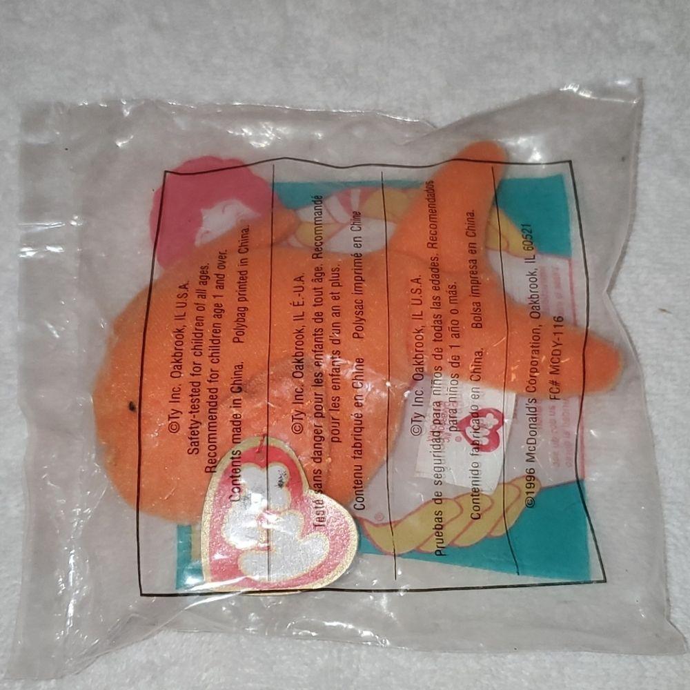 Ty 1993 Goldie Teenie Beanie Babies McDonald's